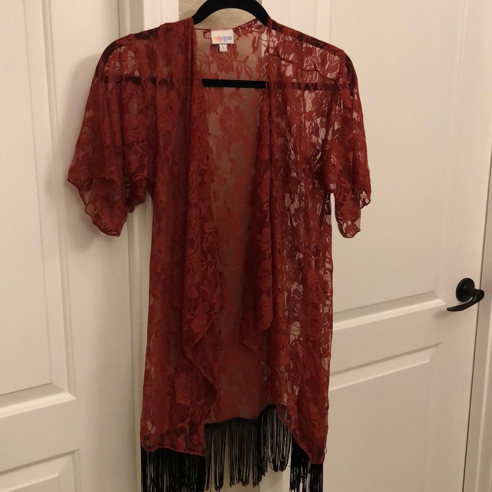 Lace kimono